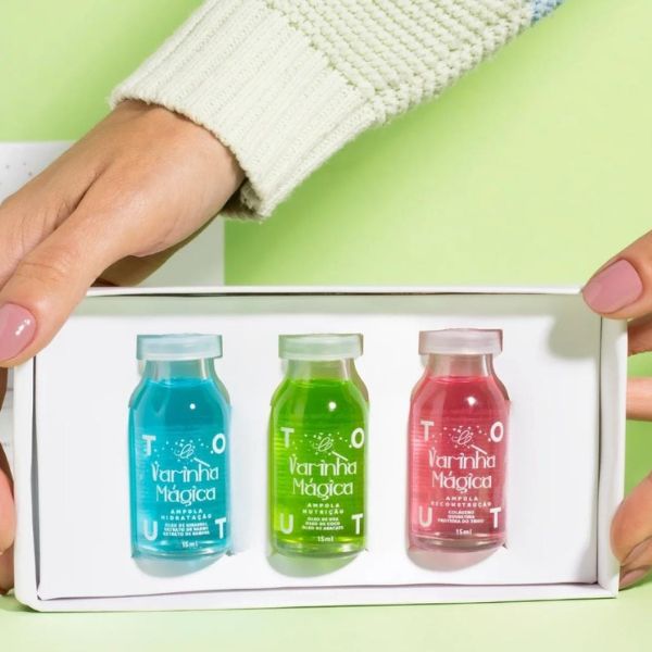 Kit fiale idratante, nutritiva e ricostruente (senza ampolla matizador)