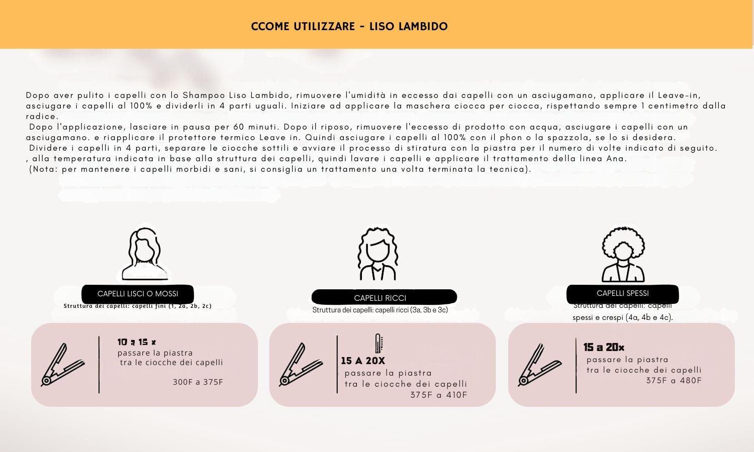 Ana Paula Carvalho kIt Liso Lambido + Leave-in Repositore . ( uso professionale )