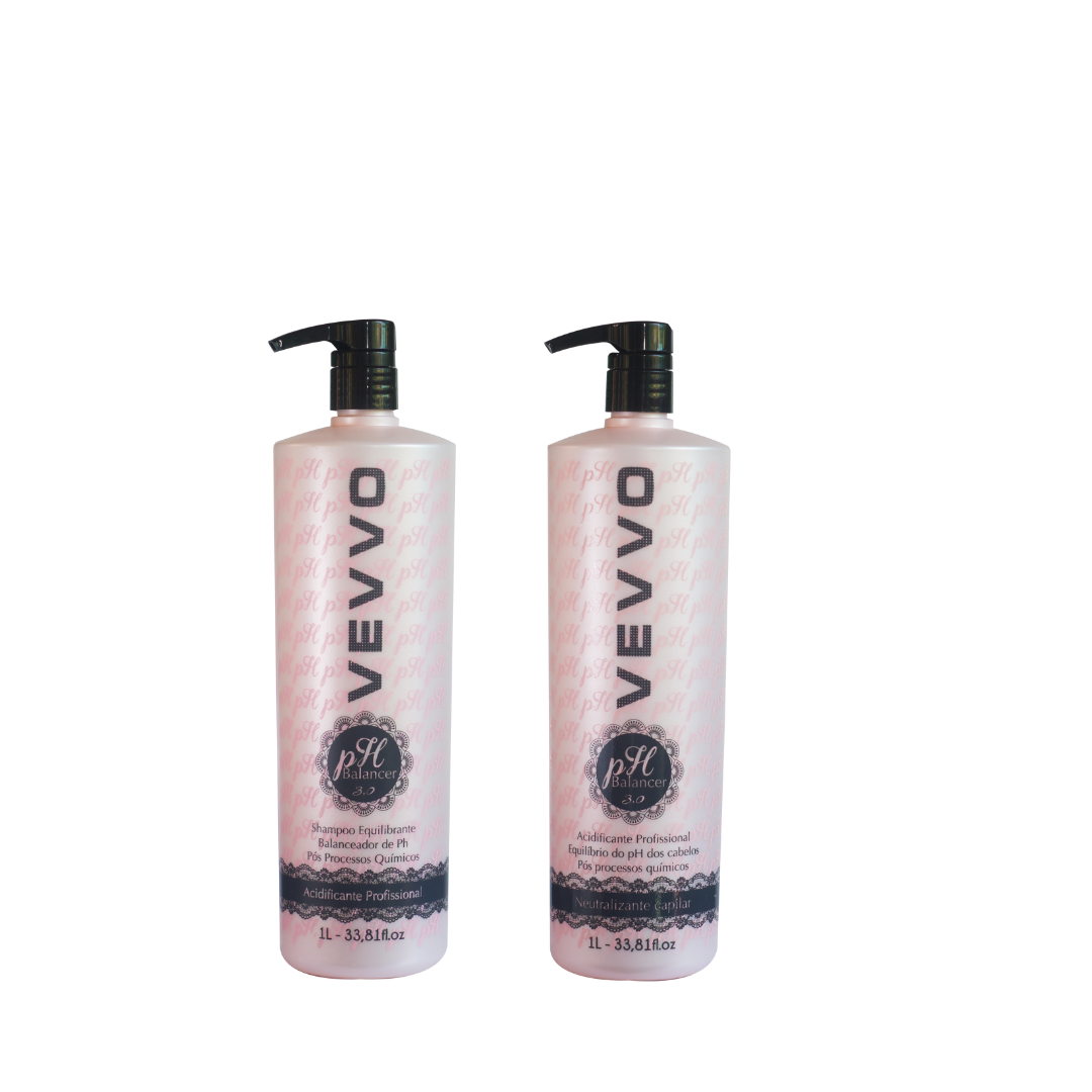 Kit Ph Balance Shampoo Equilibrante 1L + Machera Acidificante 1L Professionale