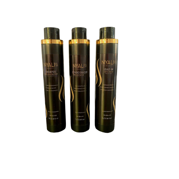 Shampoo Ricostruttivo +Condizionatore + Leave-in Anti-Fizz 3*1L