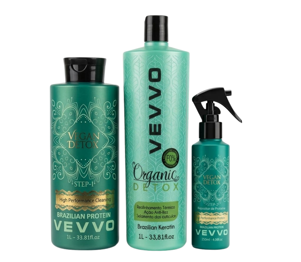 Kit Linea Premium Organic Nanoplastia ( Uso Professionale) Shampoo 1L Lisciante 1L Protezione termica 120ml