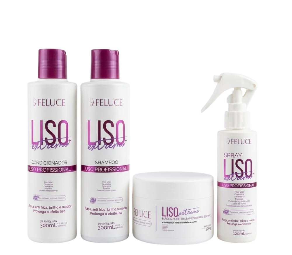 Kit Liso+ Extremo Cabello perfectamente liso y saludable. (Este producto no es un producto alisador)