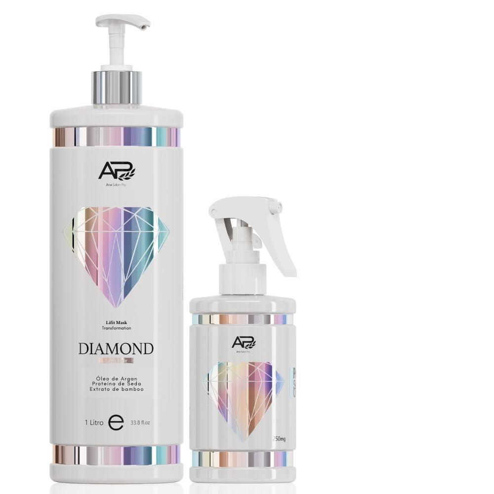 Diamond Lifting Capillare, maschera e protezione termica. Lisciante in gel ( uso professionale)