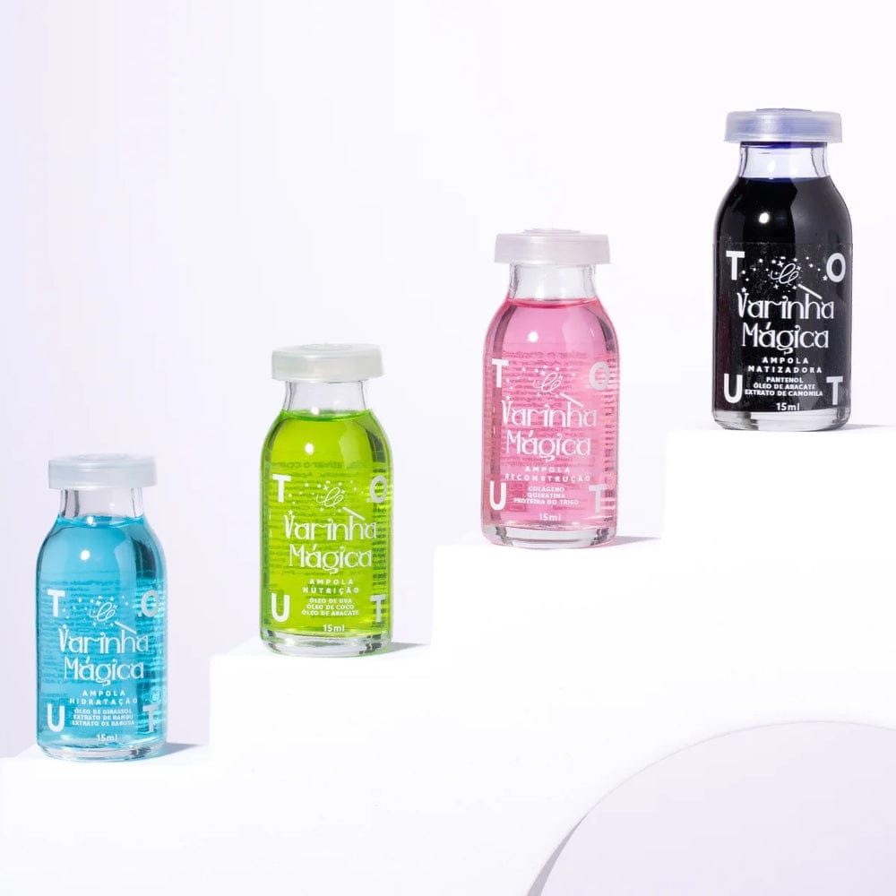 Kit di Fiale idratante, nutritiva, ricostruente + matizador.