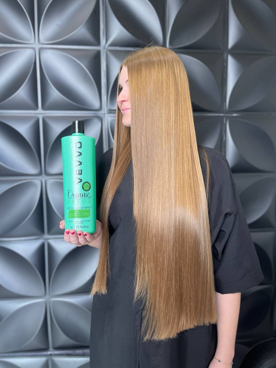 Kit Linea Premium Organic Nanoplastia ( Uso Professionale) Shampoo 1L Lisciante 1L Protezione termica 120ml