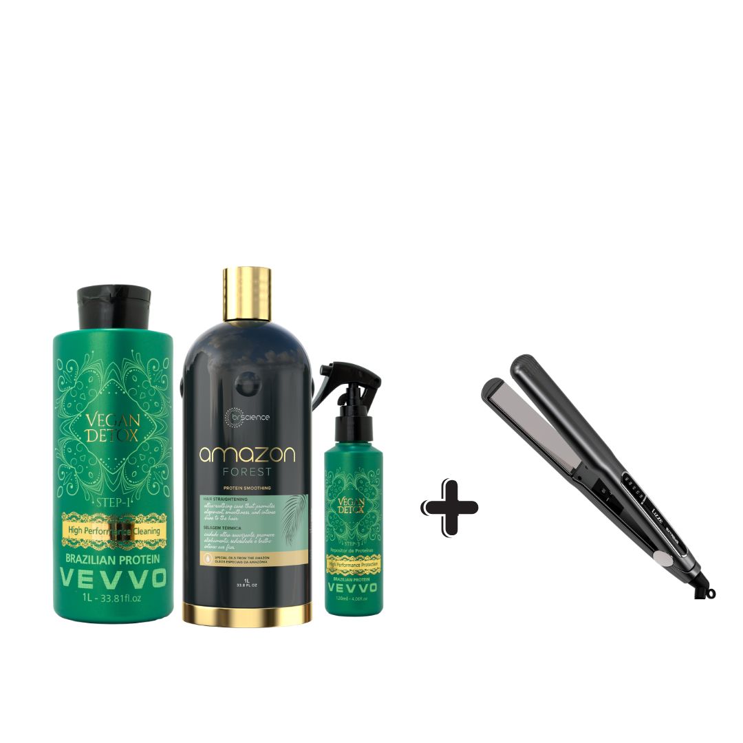 KIT Linea Premium Napoplastia Amazon Forest 1L + Piastra Lizze Extreme *Uso professionale*