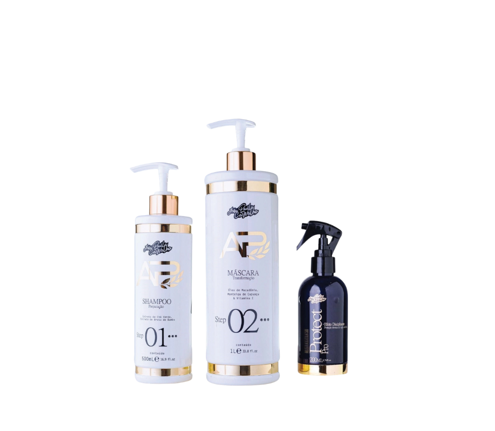 Ana Paula Carvalho kIt Liso Lambido +  Leave-in Repositore .  ( uso professionale )