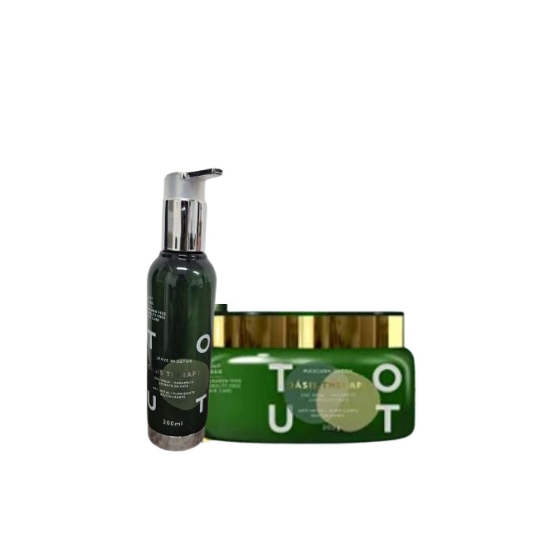 Machera e leave-in  Detox Oassis Therapy home care.