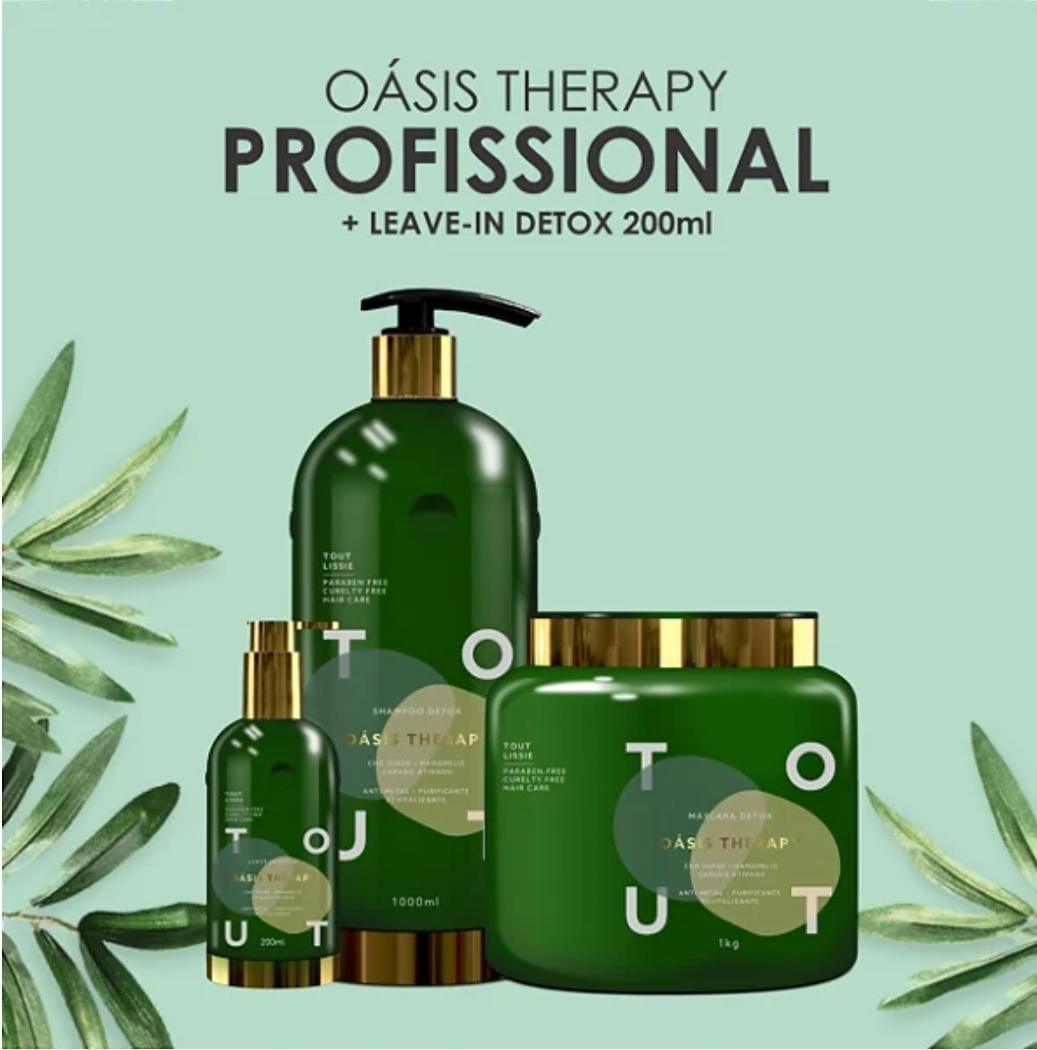 Oásis Therapy Professional Detox, Tratamiento contra la caspa y la grasa.