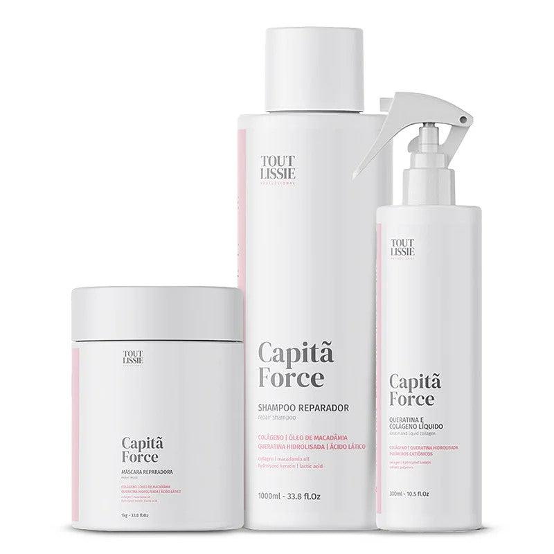 Collezione Capitã Force Professionale (ricostruzione dei capelli)